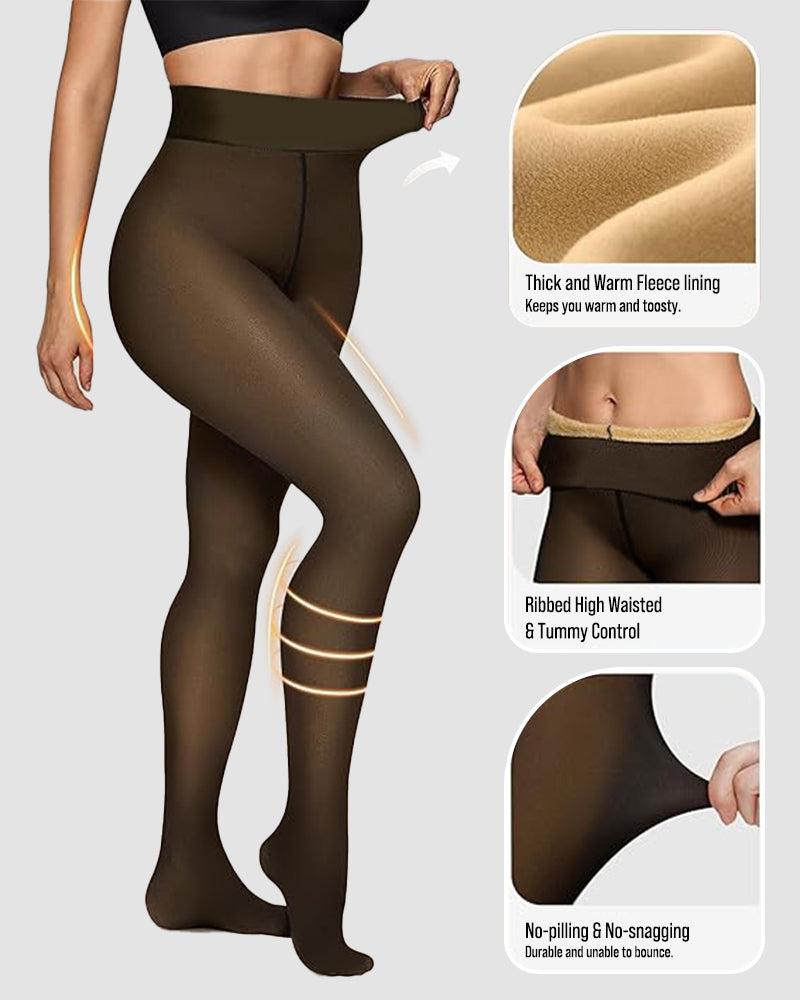 Translucent Fleece Lined Tights