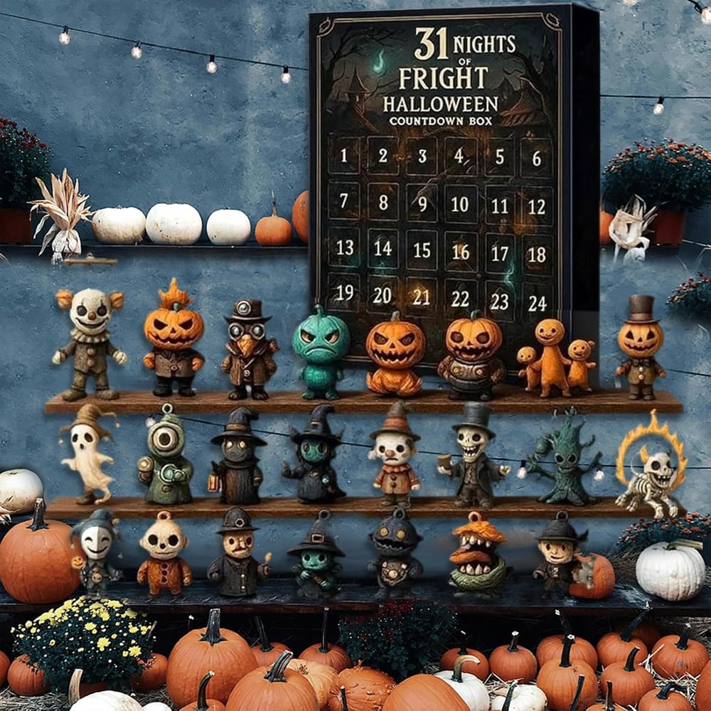 🔥Halloween Early Discount 49% Off🔥 31 Nights of Fright Halloween Countdown Box