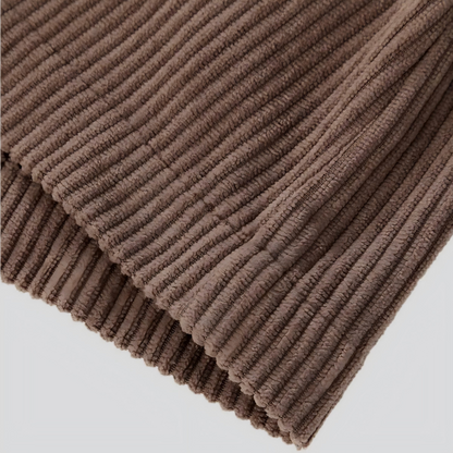 2-in-1 High-Waisted Corduroy A-Line Skirt