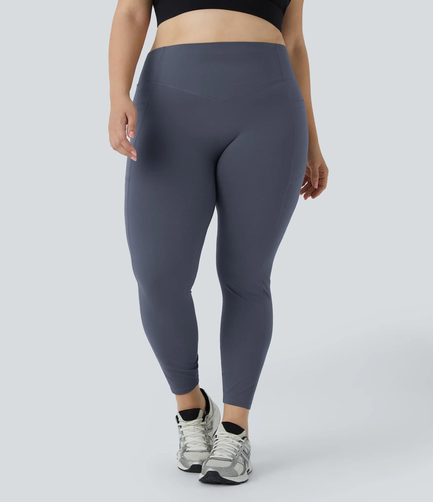 High Waisted Tummy Control Shaping Training Leggings Plus size