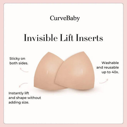 Double-Sided Adhesive Invisible Lift Inserts