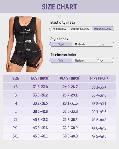 Full Body Shapewear with Tummy Control