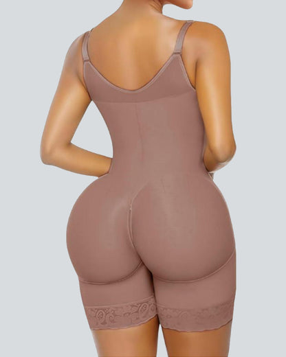Tummy Control Butt Lifter Shaper with Zipper Crotch Fajas Colombianas