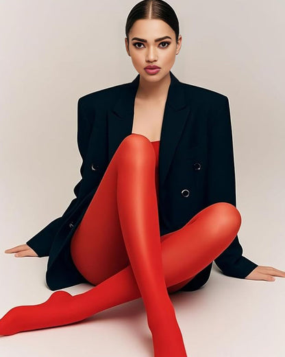 200D Soft Stretchy Velvet Opaque Tights
