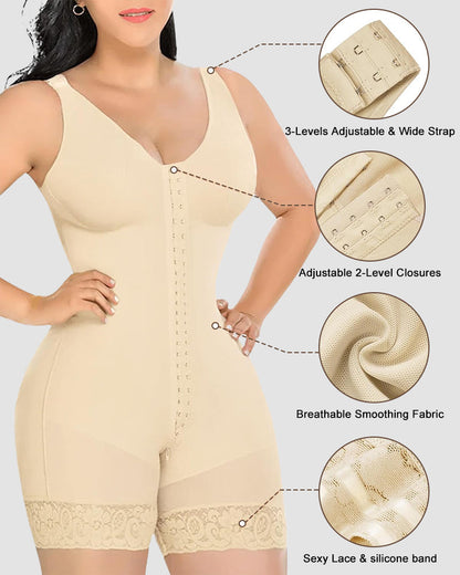 Extra Plus Size Shaper Bodysuit Tummy Control Shapewear With Bra