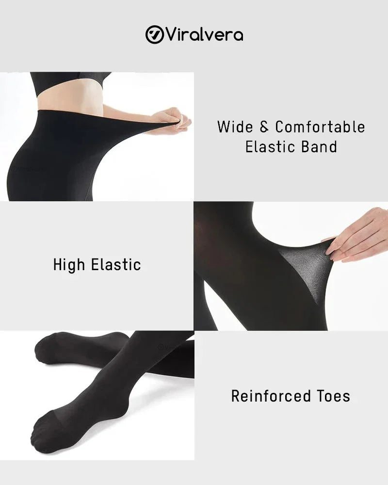 Translucent Fleece Lined Tights