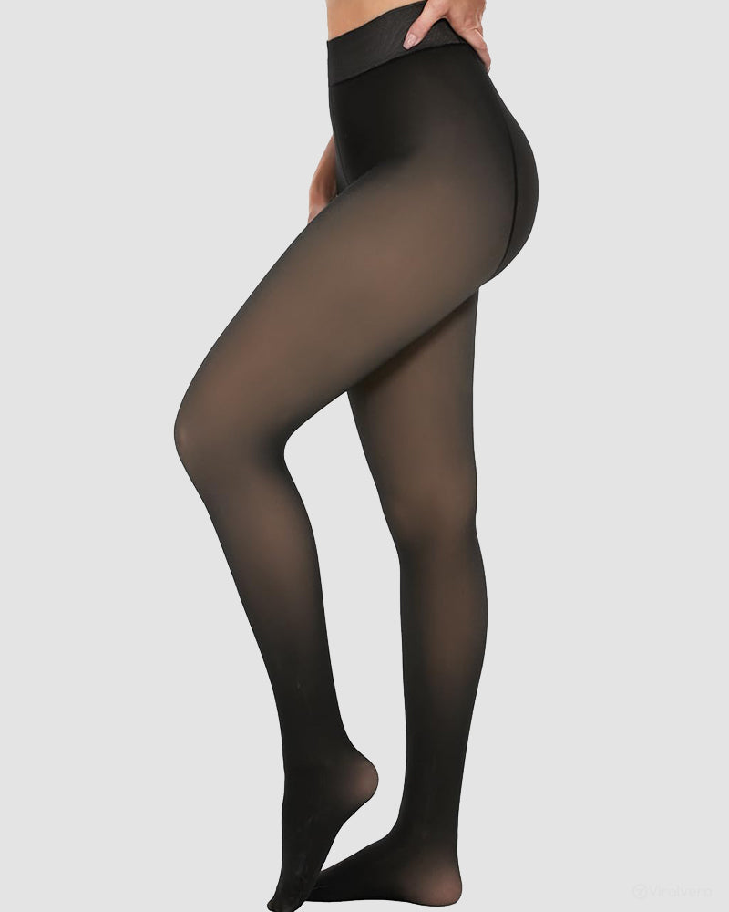 Translucent Fleece Lined Tights
