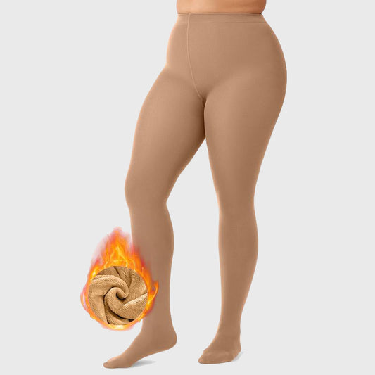 BOGO Sheer Fleece Lined Leggings – Ultra-Warm, High-Waisted Winter Tights